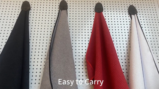 वफ़ल गोल्फ़ तौलिया क्लबों को साफ़ रखें