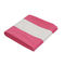 200gsm साबर महिला मुद्रित समुद्र तट तौलिया गुलाबी धारीदार समुद्र तट तौलिया